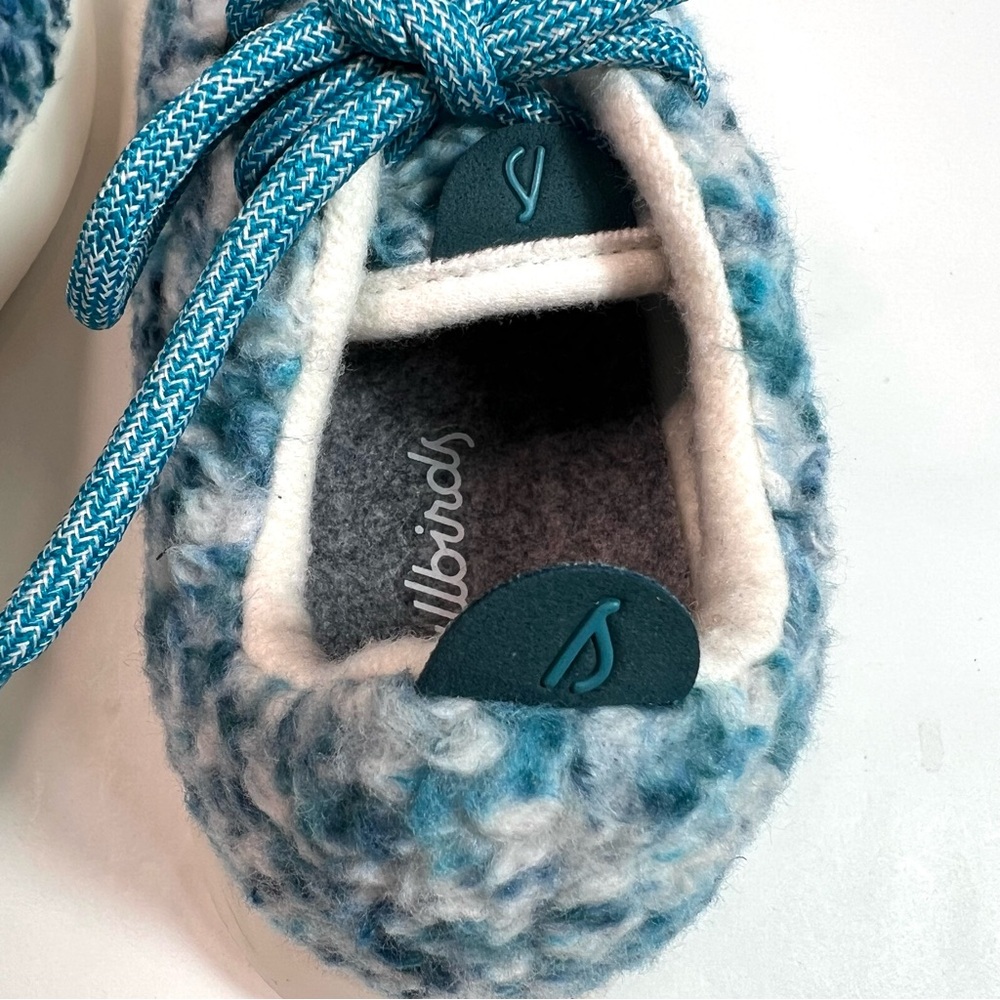 NWOT Allbirds Wool Runner Fluffs Sneakers Thrive Teal/Deep Emerald Size 6 - Picture 13 of 13